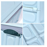 NNEAGS 2X 30L Collapsible Car Trunk Storage Multifunctional Foldable Box Blue