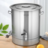NNEAGS 2X 33L Stainless Steel URN Water Boiler 2200W