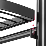 NNEAGS 5 Tier Steel Triangular  Corner Stand Multi-Functional Shelves Portable Storage Organizer