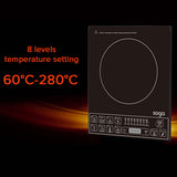 NNEAGS Dual Burners Cooktop Stove With 20cm and 26cm Induction Frying Pan Skillet