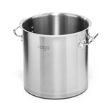 NNEAGS Dual Burners Cooktop Stove, 17L Stainless Steel Stockpot 28cm and 28cm Induction Casserole