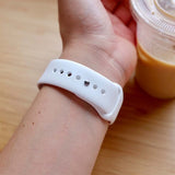 NNEAGS Smart Sport Watch Model B57C Compatible Wristband Replacement Bracelet Strap White