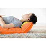 NNEAGS Foldable Tatami Floor Sofa Bed Meditation Lounge Chair Recliner Lazy Couch Orange
