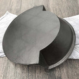 NNEAGS 2 in 1 Cast Iron Ribbed Fry Pan Skillet Griddle BBQ and Steamboat Hot Pot