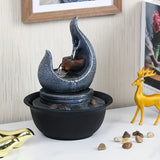NNETM Moon Fountain USB-Powered Tabletop Waterfall Kit