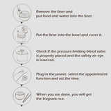 NNEAGS Stainless Steel Electric Pressure Cooker 10L Nonstick 1600W
