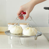 NNEAGS 21L Stainless Steel Stock Pot with One Steamer Rack Insert Stockpot Tray