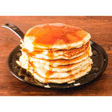 NNEAGS 2X 26cm Round Cast Iron Frying Pan Skillet Griddle Sizzle Platter