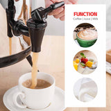 NNEAGS 8L Portable Insulated Cold/Heat Coffee Tea Beer Barrel Brew Pot With Dispenser