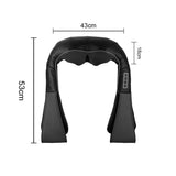 NNEAGS 2X Electric Kneading Back Neck Shoulder Massage Arm Body Massager Black