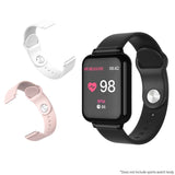 NNEAGS Fitness Smart Watch Heart Rate Monitor With 2X Wrist Band Replacement Strap