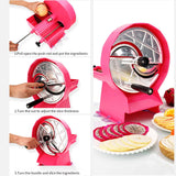 NNEAGS Manual Vegetable Fruit Slicer Kitchen Cutter Machine Pink