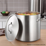 NNEAGS 32cm Top Grade Stockpot Lid Stainless Steel Stock pot Cover