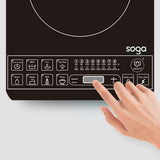 NNEAGS Electric Smart Induction Cooktop and 28cm Stainless Steel Induction Casserole Cookware