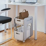 NNETM Drawer-Type Double-Layer Storage Rack with Wheels