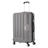 NNEIDS 3pcs Luggage Sets Travel Hard Case Lightweight Suitcase TSA lock Dark Grey