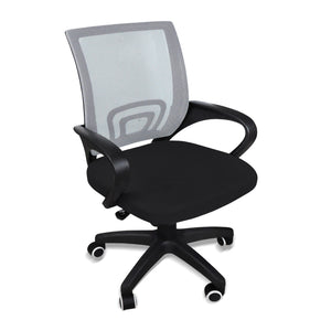 NNEIDS Office Chair Gaming Computer Chairs Mesh Executive Back Seating Study Seat Grey