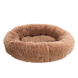 NNEIDS Pet Bed Mattress Dog Beds Bedding Cat Pad Mat Cushion Winter M Brown