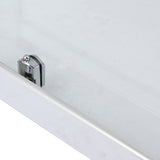 NNEIDS Bath Shower Enclosure Screen Seal Strip Glass Shower Door 760x1900mm