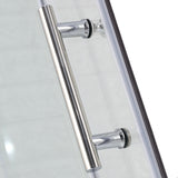 NNEIDS Bath Shower Enclosure Screen Seal Strip Glass Shower Door 760x1900mm