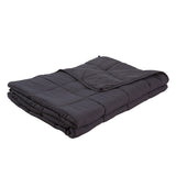 NNEIDS 7KG Weighted Blanket Promote Deep Sleep Anti Anxiety Single Dark Grey