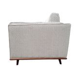 NNEDSZ Seater Sofa Beige Fabric Modern Lounge Set for Living Room Couch with Wooden Frame