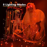 NNETM Twinkling Holiday Glow: Christmas Solar Copper Wire Lights