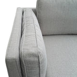 NNEDSZ Seater Sofa Beige Fabric Modern Lounge Set for Living Room Couch with Wooden Frame