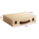 NNEIDS Storage Box Wooden 70 Slots Aromatherapy Container Organiser