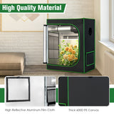 NNECW Grow Tent with Floor Tray and Storage Bag for Plant