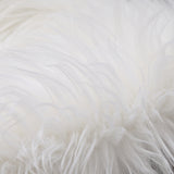 NNEIDS Floor Rugs Sheepskin Shaggy Rug Area Carpet Bedroom Living Room Mat 160X230 White