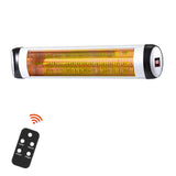 NNEIDS 2500W Electric Infrared Patio Heater Radiant Strip Indoor Remote