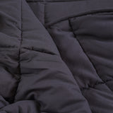 NNEIDS 9KG Weighted Blanket Promote Deep Sleep Anti Anxiety Single Dark Grey