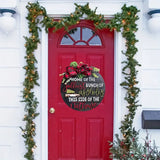 NNETM Festive 3D Christmas Door Sign