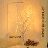 NNETM Easter Twinkling Tree with 24 LED Lights