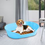 NNEIDS Large 85cm Plastic Pet Bed with Ventilation Holes Resting Plastic Dog Basket