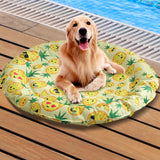 NNEIDS Pet Cooling Mat Gel Mats Bed Cool Pad Puppy Cat Non-Toxic Beds Summer L