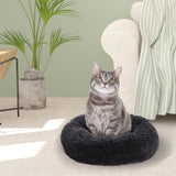 NNEIDS Pet Bed Dog Beds Mattress Bedding Cat Pad Mat Cushion Winter S Dark Grey