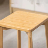 NNETM Eco-Friendly Bamboo Stool: Simplify Your Space with Style