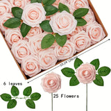 NNETM Pink Artificial Flowers Combo Box Set with Stems