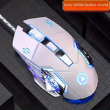 NNETM Ultimate Gaming and Office Keyboard and Mouse Set with Mechanical Touch and Headset - Wired