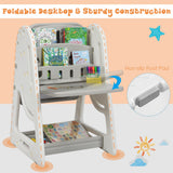 NNECW Erasable Magnetic Whiteboard with Adjustable Height