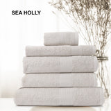 NNEIDS Comfort Cotton Bamboo Towel 5pc Set - Seaholly
