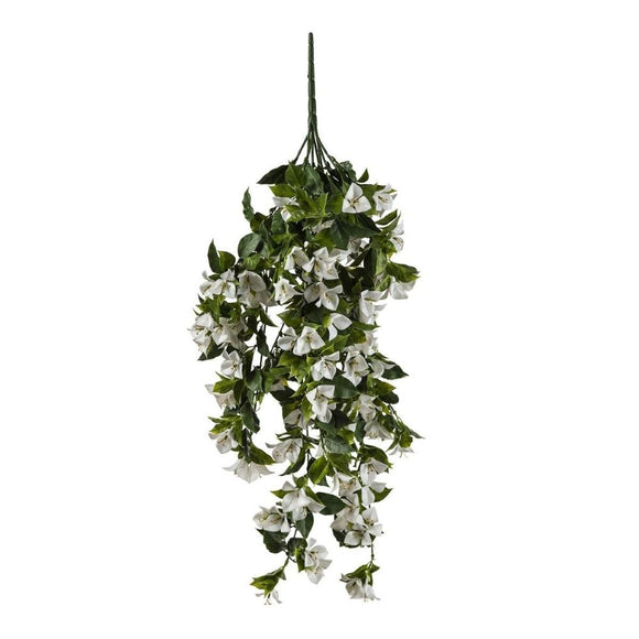 NNEDSZ White Artificial Bougainvillea Plant UV Resistant 90cm