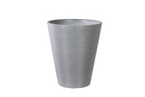 NNEDSZ Textured Round Grey Planter 47cm