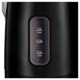 NNEDPE Morphy Richards 1L Accents Stainless Steel Electric Kettle Black