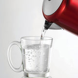 NNEDPE Morphy Richards 1L Accents Stainless Steel Kettle Red