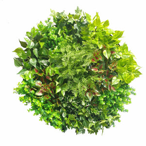 NNEDSZ Green Wall Disk Art 80cm - Mixed Fern