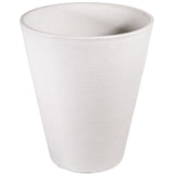 NNEDSZ Textured Round White Planter 47cm