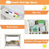 NNECW Erasable Magnetic Whiteboard with Adjustable Height